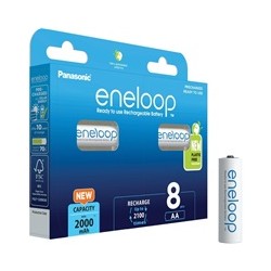PANASONIC HR6 AA 3MCCE/8BE ENELOOP N, 2000 mAh (Blistr 8ks)