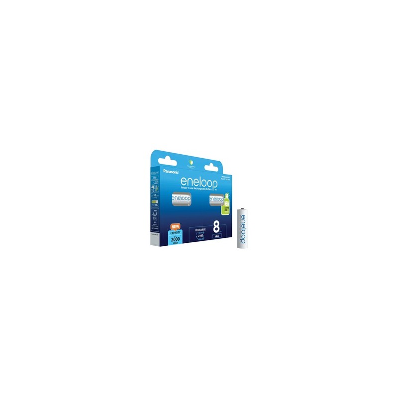 PANASONIC HR6 AA 3MCCE/8BE ENELOOP N, 2000 mAh (Blistr 8ks)