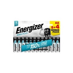 Energizer LR6/12 Max Plus AA 8+4 zdarma