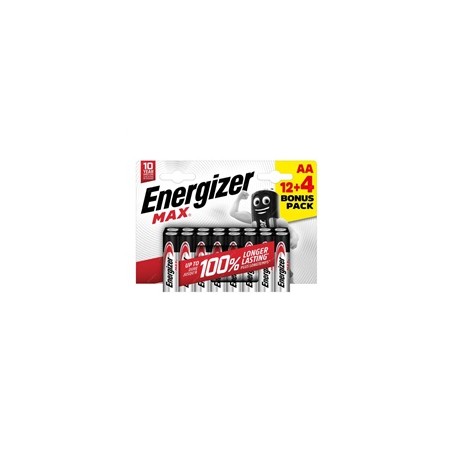 Energizer LR6/16 Max AA 12+4 zdarma