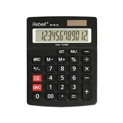 REBELL kalkulačka - RE-8118-12 BX