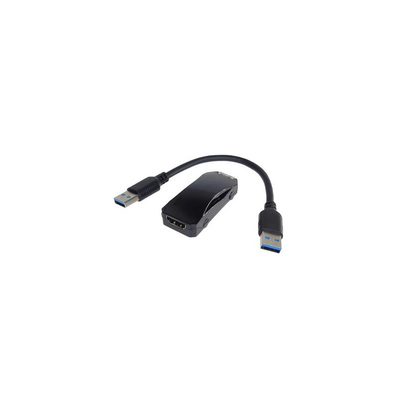 PremiumCord USB 3.0 adaptér na HDMI se zvukem, FULL HD 1080p