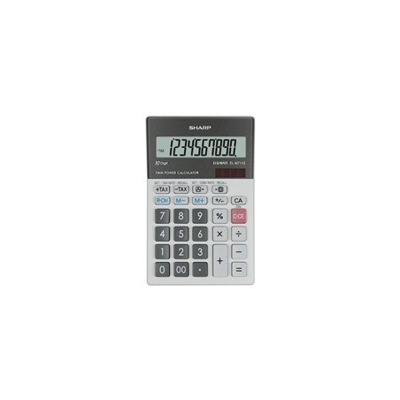 SHARP kalkulačka - EL-M711GGY - stříbrná