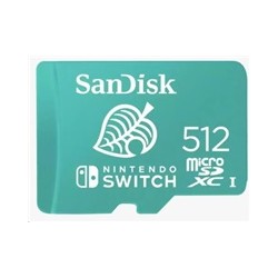 SanDisk MicroSDXC karta 512GB for Nintendo Switch (R:100/W:90 MB/s, UHS-I, V30,U3, C10, A1) licensed Product,Super Mario
