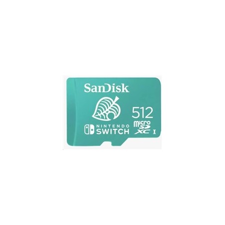 SanDisk MicroSDXC karta 512GB for Nintendo Switch (R:100/W:90 MB/s, UHS-I, V30,U3, C10, A1) licensed Product,Super Mario