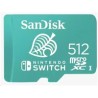 SanDisk MicroSDXC karta 512GB for Nintendo Switch (R:100/W:90 MB/s, UHS-I, V30,U3, C10, A1) licensed Product,Super Mario