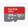 SanDisk MicroSDXC karta 256GB Ultra (100MB/s, Class 10, Android) + adaptér