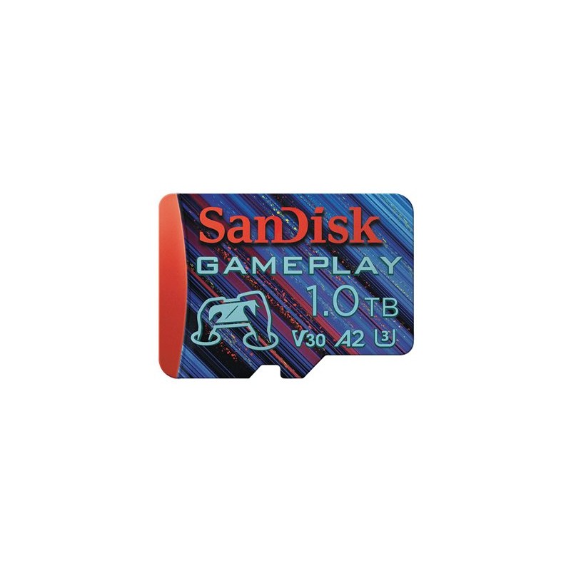 SanDisk MicroSDXC karta 1TB GamePlay (R:190/W:130 MB/s, UHS-I, V30, A2)