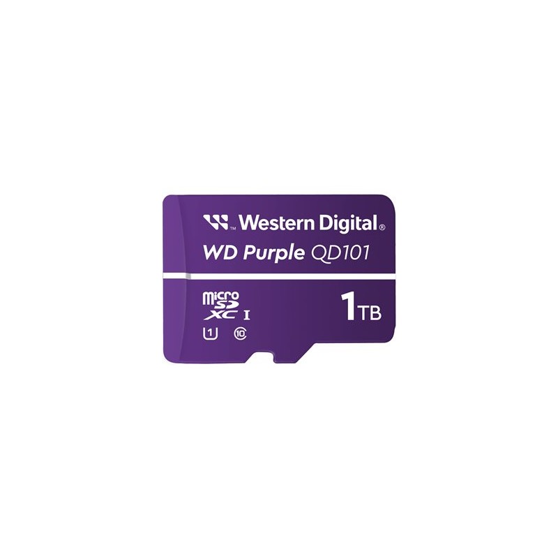 WD MicroSDXC karta 1TB Purple WDD100T1P0C Class 10 (R:100/W:60 MB/s)
