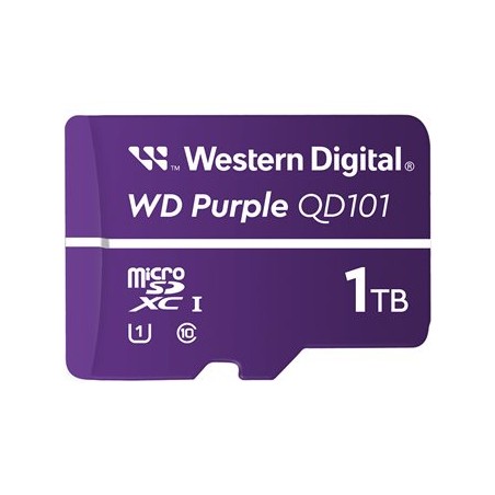 WD MicroSDXC karta 1TB Purple WDD100T1P0C Class 10 (R:100/W:60 MB/s)