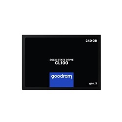 GOODRAM SSD CL100 Gen.3 240GB SATA III 7mm, 2,5" (R: 520MB/s W 400MB/s)