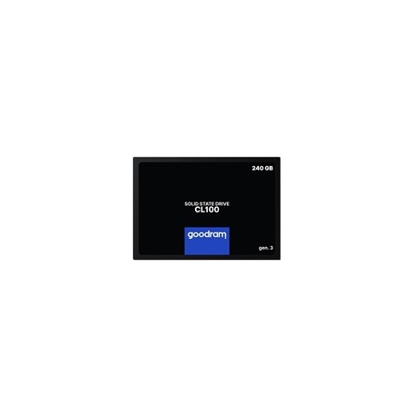 GOODRAM SSD CL100 Gen.3 240GB SATA III 7mm, 2,5" (R: 520MB/s W 400MB/s)