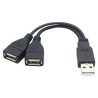 PREMIUMCORD Nabíjecí kabel USB 2.0, 15cm, černá