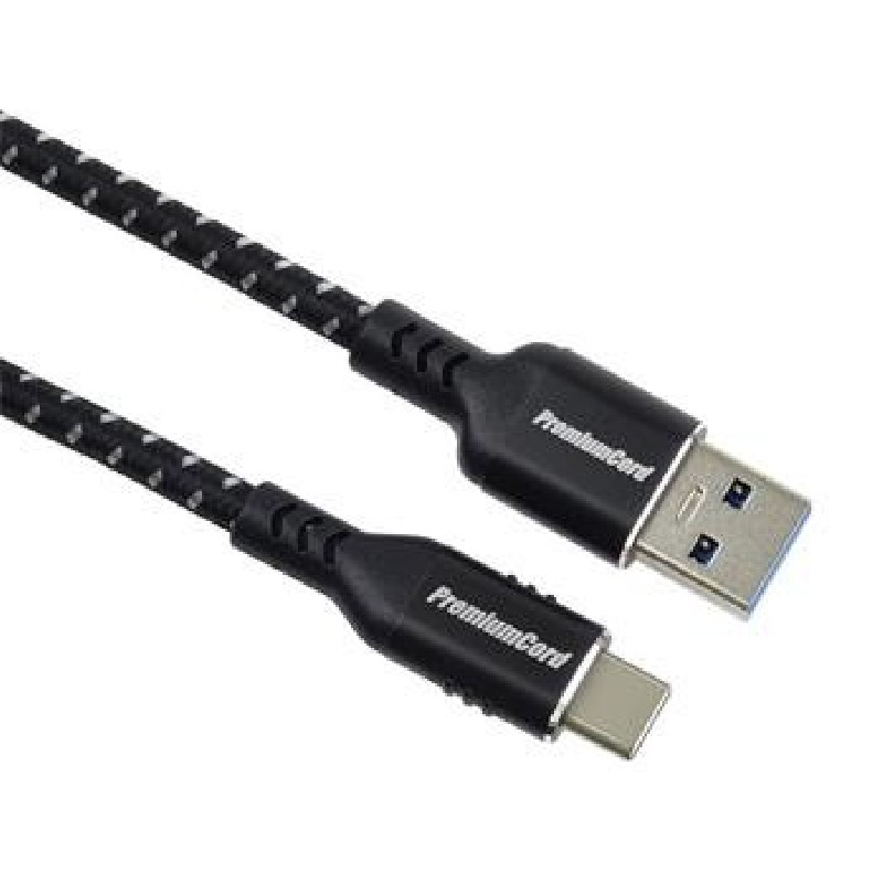PREMIUMCORD Kabel USB-C na USB 3.0, 5Gbit/s, 1m