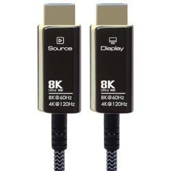 PREMIUMCORD Ultra High Speed HDMI 2.1 optický fiber kabel 8K@60Hz, zlacené 7m