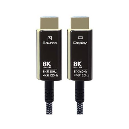 PREMIUMCORD Ultra High Speed HDMI 2.1 optický fiber kabel 8K@60Hz, zlacené 7m