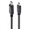 GEMBIRD Kabel propojovací DisplayPort - HDMI 1,8m (M/M)