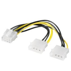 PREMIUMCORD Napájecí redukce 2x MOLEX PCI-e 8pin