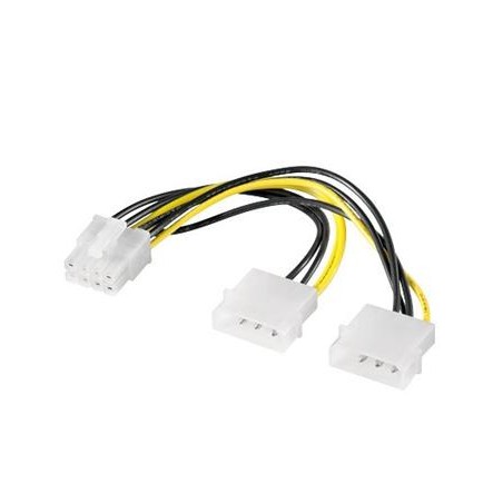 PREMIUMCORD Napájecí redukce 2x MOLEX PCI-e 8pin