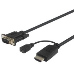PREMIUMCORD Převodník HDMI na VGA s microUSB napájením