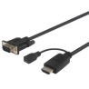 PREMIUMCORD Převodník HDMI na VGA s microUSB napájením