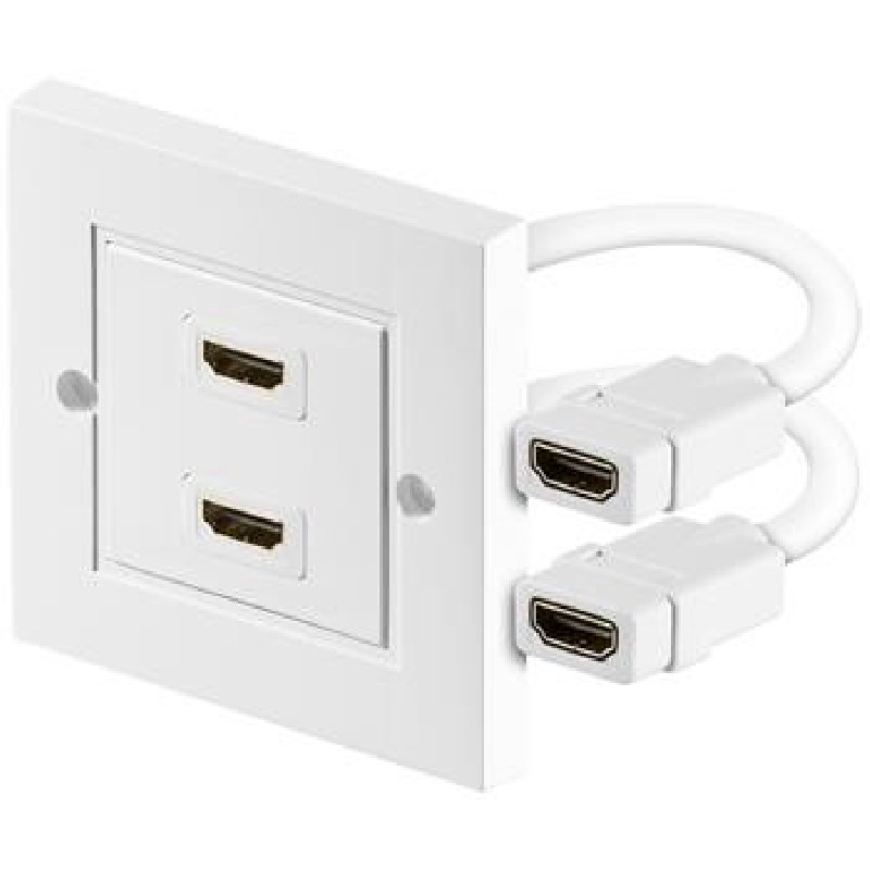 PREMIUMCORD Zásuvka HDMI zásuvka v panelu 2x HDMI A - HDMI A Female/Female