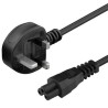 PREMIUMCORD Kabel napájecí 230V/10A, přímý pro Velkou Británii, 2m