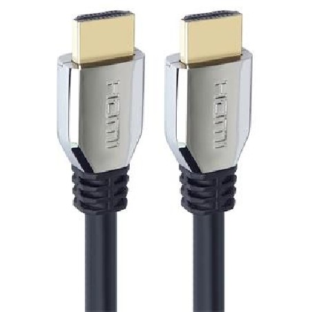 PREMIUMCORD Kabel HDMI 2.1 High Speed + Ethernet kabel (Zinc Alloy krytky, zlacené konektory) 0.5m