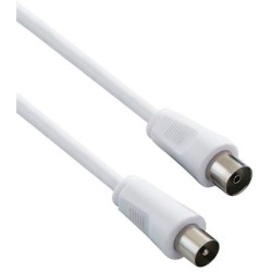 PREMIUMCORD TV kabel anténní propojovací 1m (koaxiální, M/F, 75 Ohm)