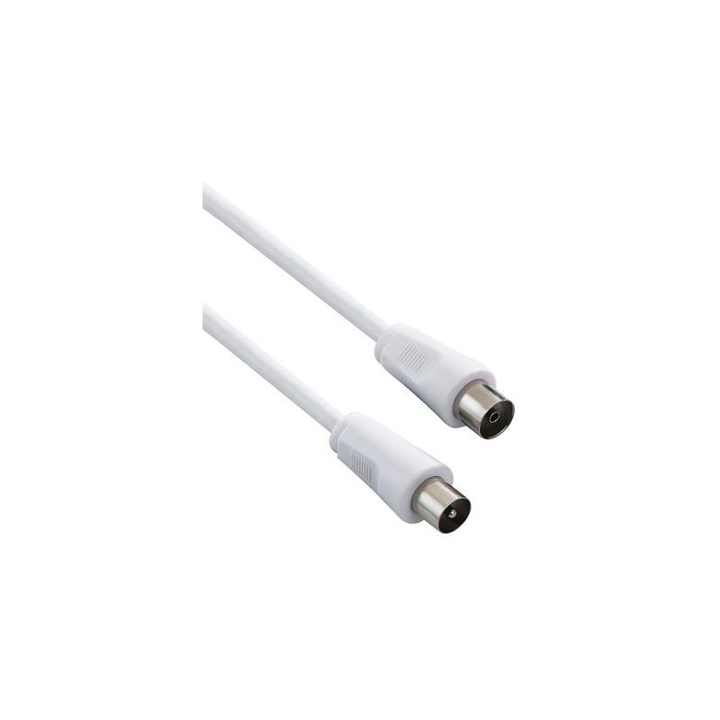 PREMIUMCORD TV kabel anténní propojovací 1m (koaxiální, M/F, 75 Ohm)