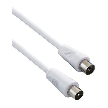 PREMIUMCORD TV kabel anténní propojovací 1m (koaxiální, M/F, 75 Ohm)