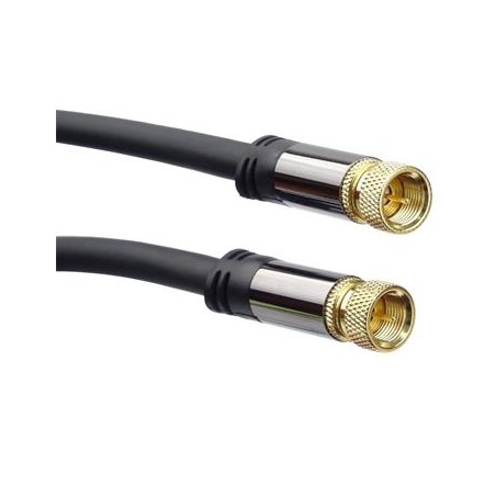 PREMIUMCORD kabel, satelitní anténní F male - F male (135 dB) 4x stíněný 1,5m