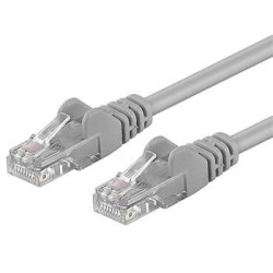 PREMIUMCORD Patch kabel UTP RJ45-RJ45 CAT5e 25m šedá
