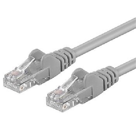 PREMIUMCORD Patch kabel UTP RJ45-RJ45 CAT5e 25m šedá