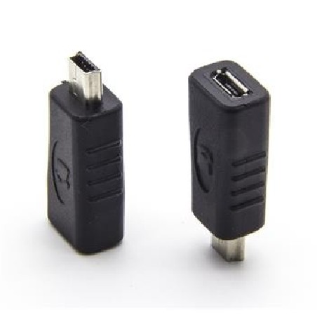 PremiumCord USB redukce USB2.0 Micro B - USB2.0 Mini 5PIN (F/M)