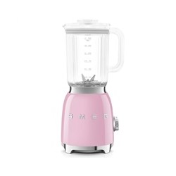 Smeg BLF03PKEU mixér, 800 W, 4 programy, funkce pulse, 18000 RPM, nerezové ostří, Ice crush, 50's Style, růžový