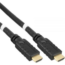 PREMIUMCORD Kabel HDMI High Speed with Ether.4K@60Hz, se zesilovačem,30m, 3x stínění, M/M, zlacené konektory