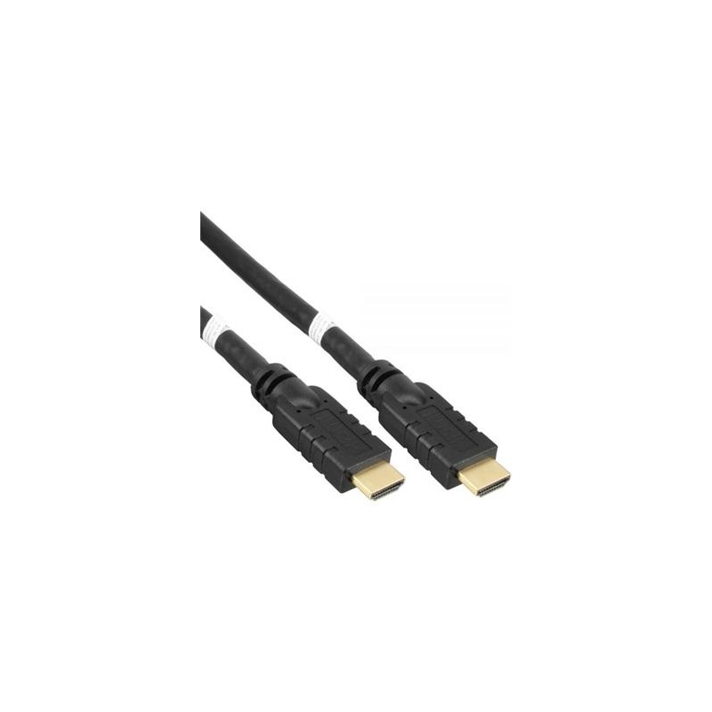PREMIUMCORD Kabel HDMI High Speed with Ether.4K@60Hz, se zesilovačem,30m, 3x stínění, M/M, zlacené konektory