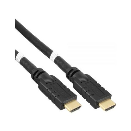 PREMIUMCORD Kabel HDMI High Speed with Ether.4K@60Hz, se zesilovačem,30m, 3x stínění, M/M, zlacené konektory