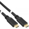 PREMIUMCORD Kabel HDMI High Speed with Ether.4K@60Hz, se zesilovačem,30m, 3x stínění, M/M, zlacené konektory