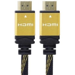 PREMIUMCORD Kabel HDMI 2.0 High Speed + Ethernet kabel HQ, zlacené konektory, 0,5m
