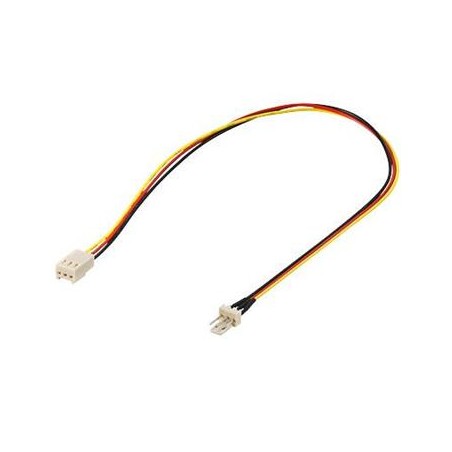 PREMIUMCORD Prodlužovací kabel k ventilátoru 3pin samec - 3pin samice , 30cm