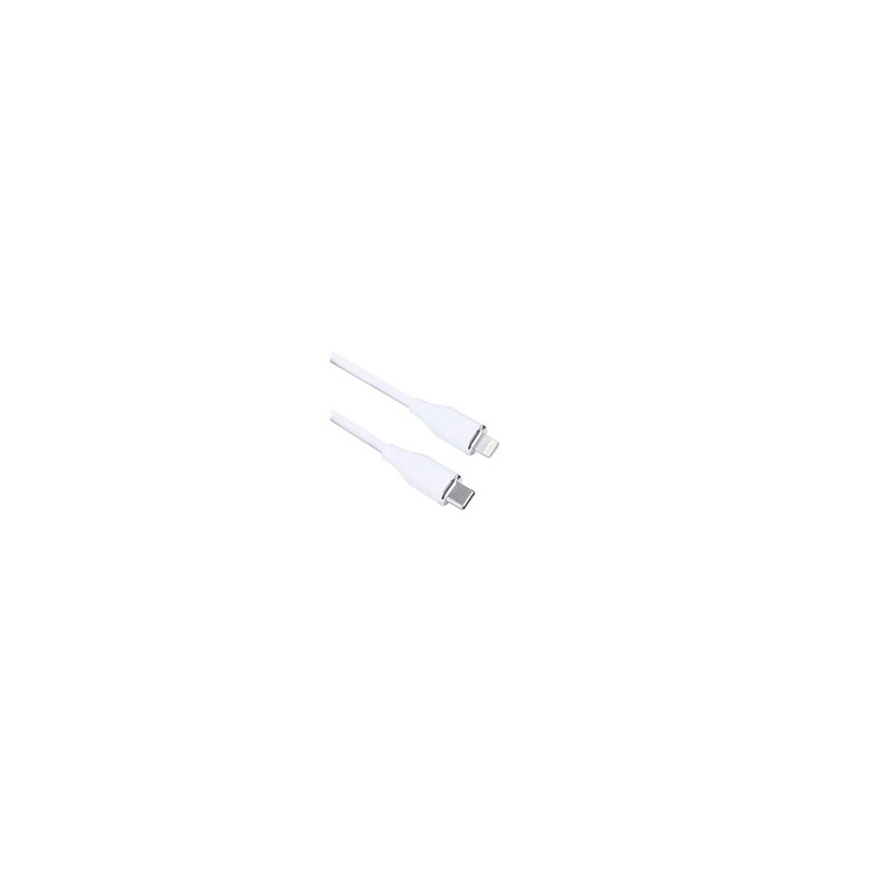 Solight USB-C/Lightning kabel, USB-C konektor - Lightning konektor, silikon, 1m