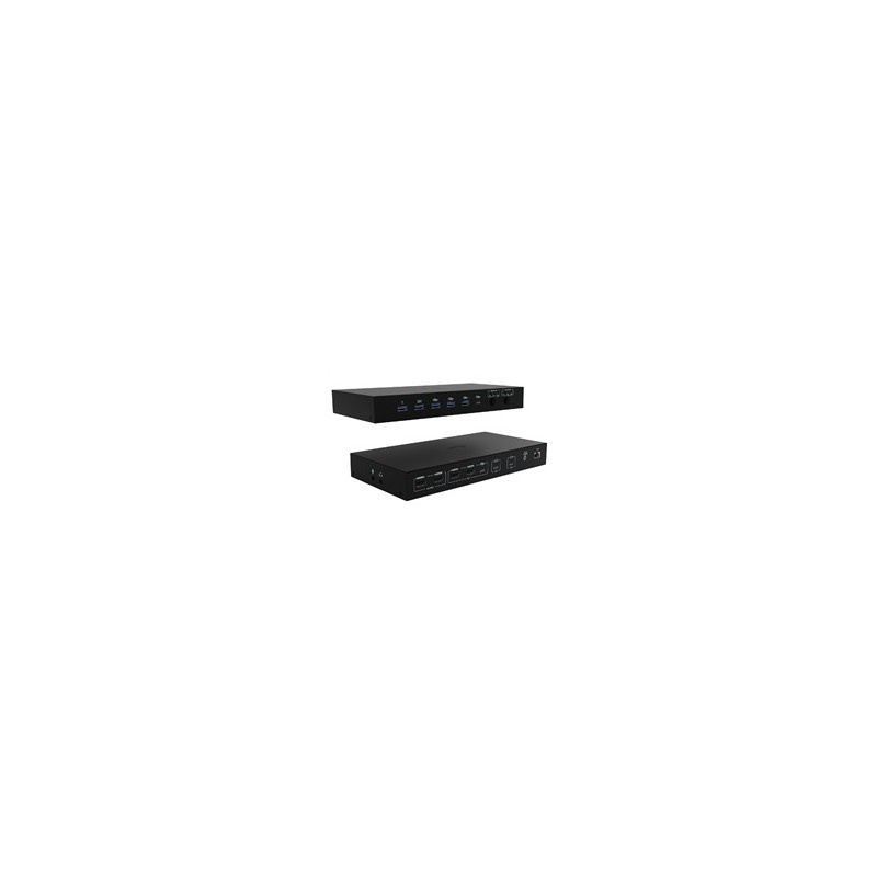 i-tec USB-C KVM Docking station for 3 Hosts, Dual Display, Power Delivery 1x 92W/2x 65W