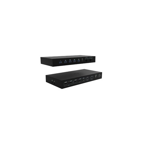 i-tec USB-C KVM Docking station for 3 Hosts, Dual Display, Power Delivery 1x 92W/2x 65W
