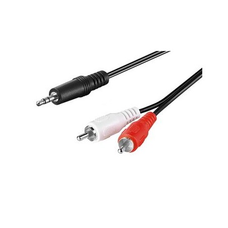 PREMIUMCORD Kabel Jack 2.5mm stereo - 2x Cinch M 2m