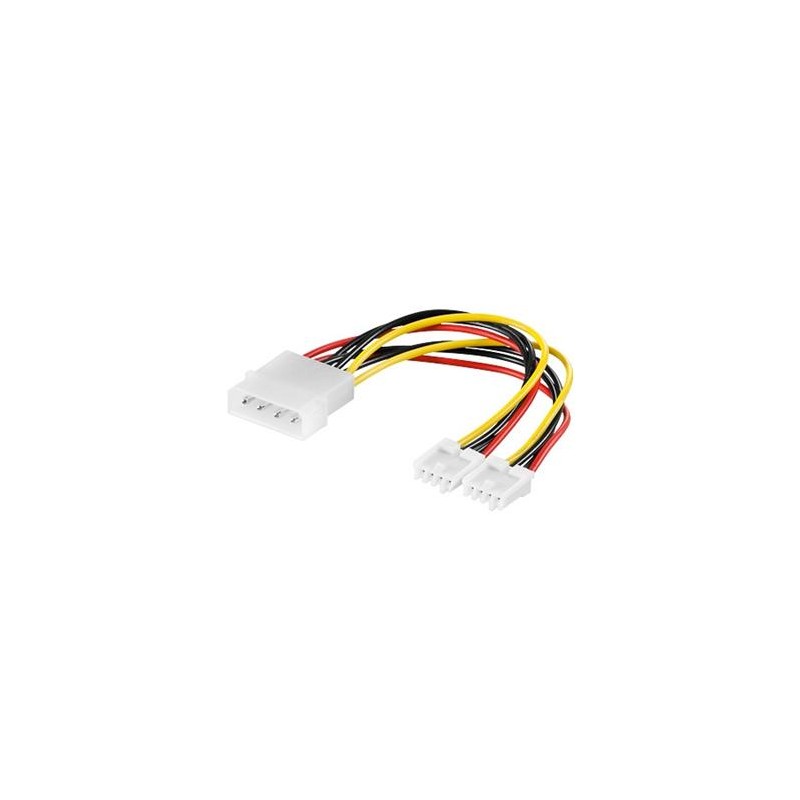 PREMIUMCORD Kabel napájecí HDD, FDD 5,25"-2x3,5"