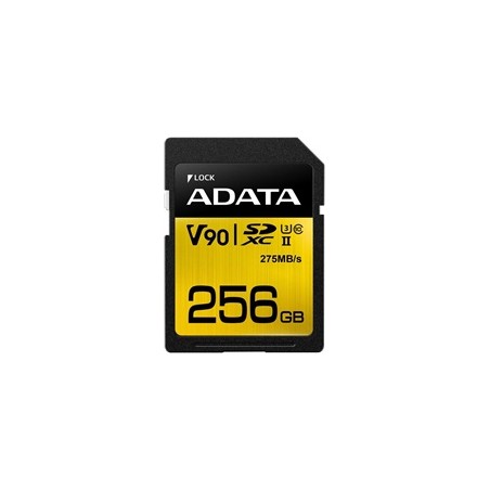 ADATA SDXC karta 256GB Premier One UHS-II U3 Class 10 (R:275/W:155 MB/s)