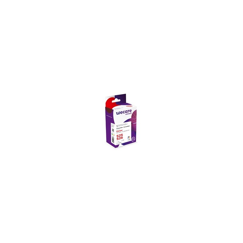 WECARE ARMOR cartridge pro CANON Pixma IP4850, MG5150, MG5250, MG6150, MG8150 (PGI-525+CLI-526B/C/M/Y) 1x20 ml/ 4x10 ml
