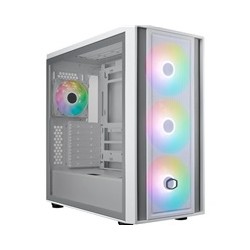 Cooler Master case MasterBox 600, ATX, Průhledná bočnice, 3x 140mm ARGB Fan, 1x 120mm ARGB Fan, ARGB Hub, Bílá